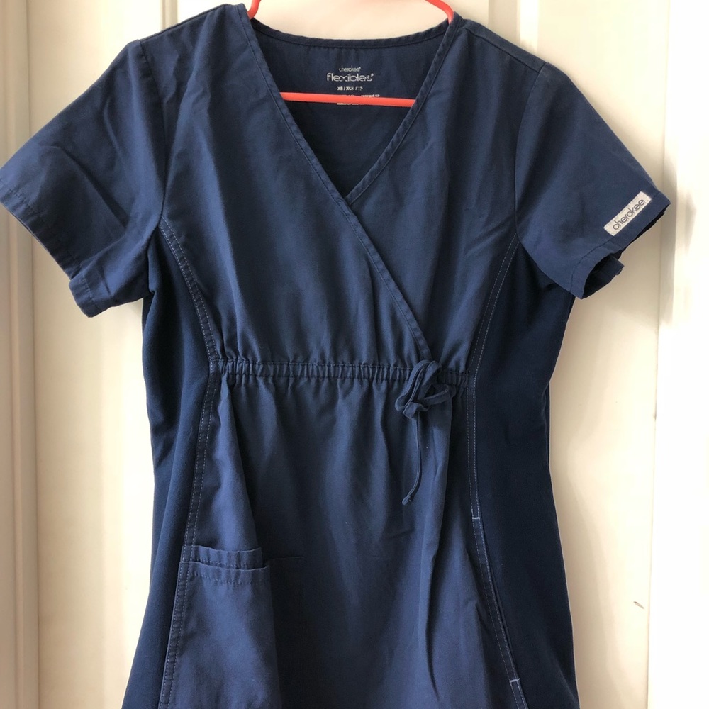 XS Maternity Scrub Top